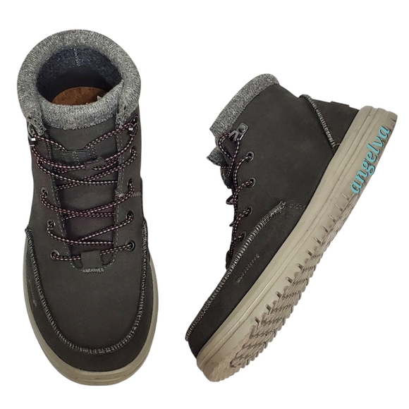 NWT Hey Dude mens Bradley eco ankle boots charcoal gray recycled